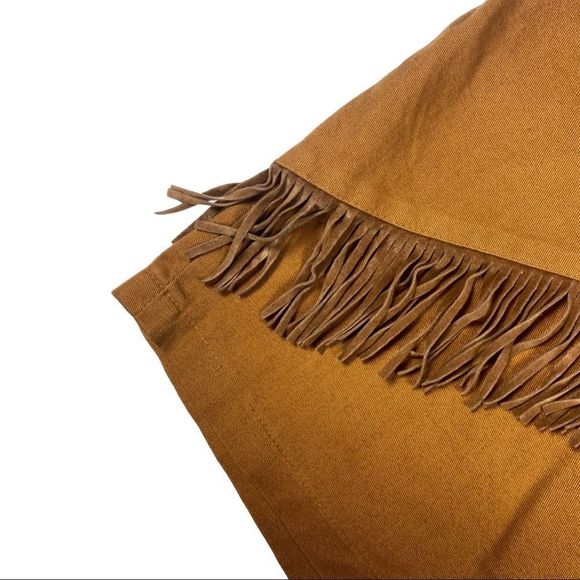 Vintage Western Attitude Mini Skirt with fringe - Picture 4 of 7